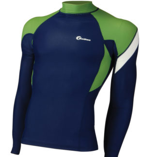 Rashguard BlueWave Longsleeves Blue and Green